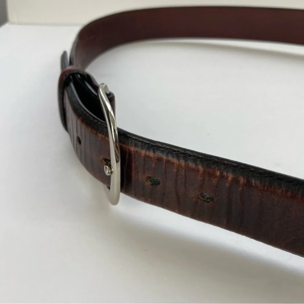 Silver Creek Western Brown Leather‎ Belt